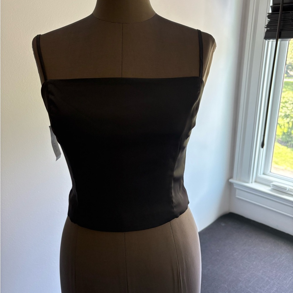 Sunday Best Black Crop Top